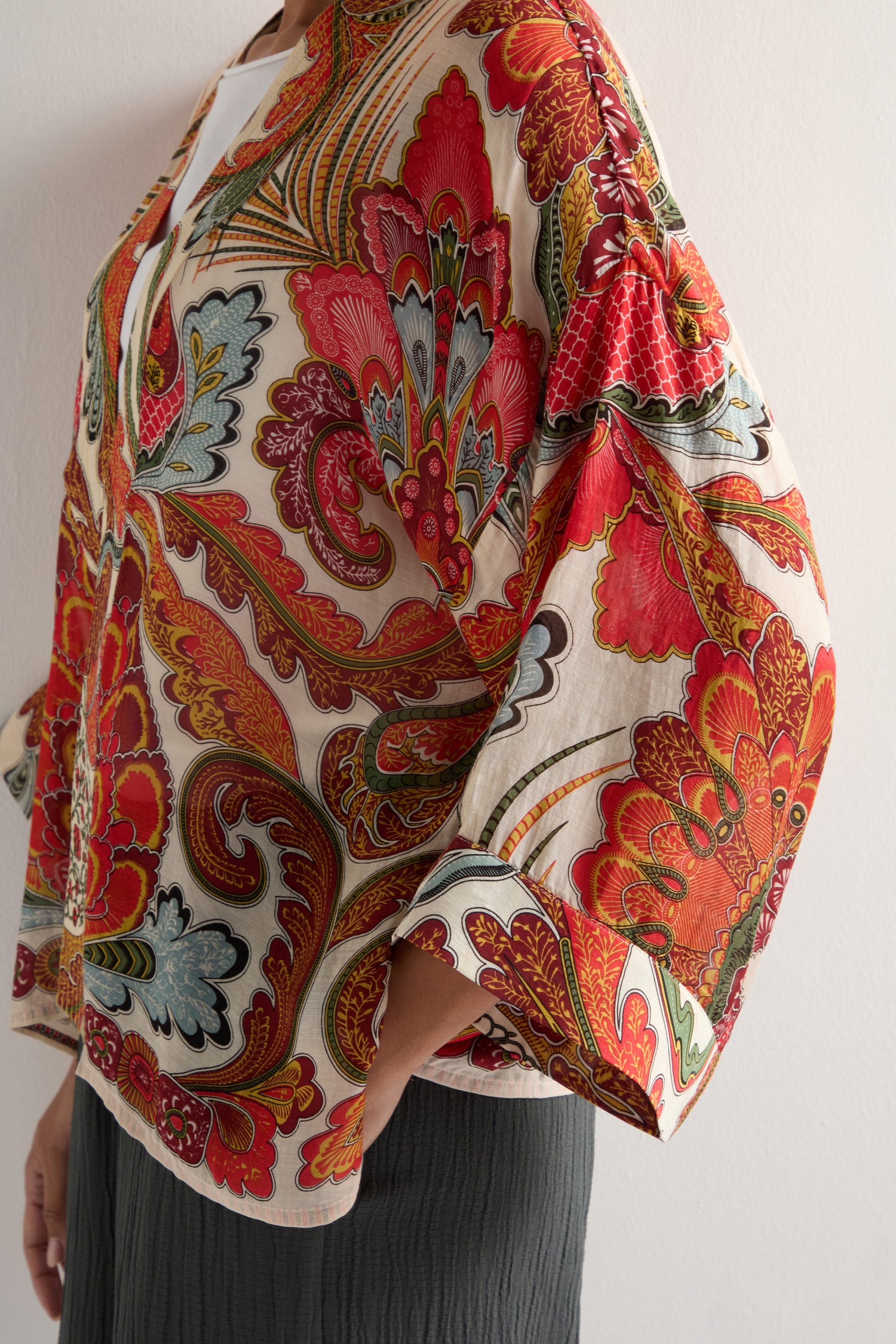 Fiesta Print Kimono