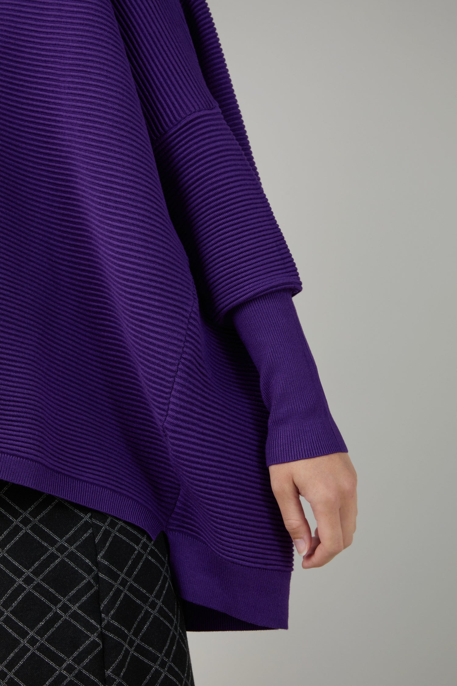 V Neck Ribbed Jumper