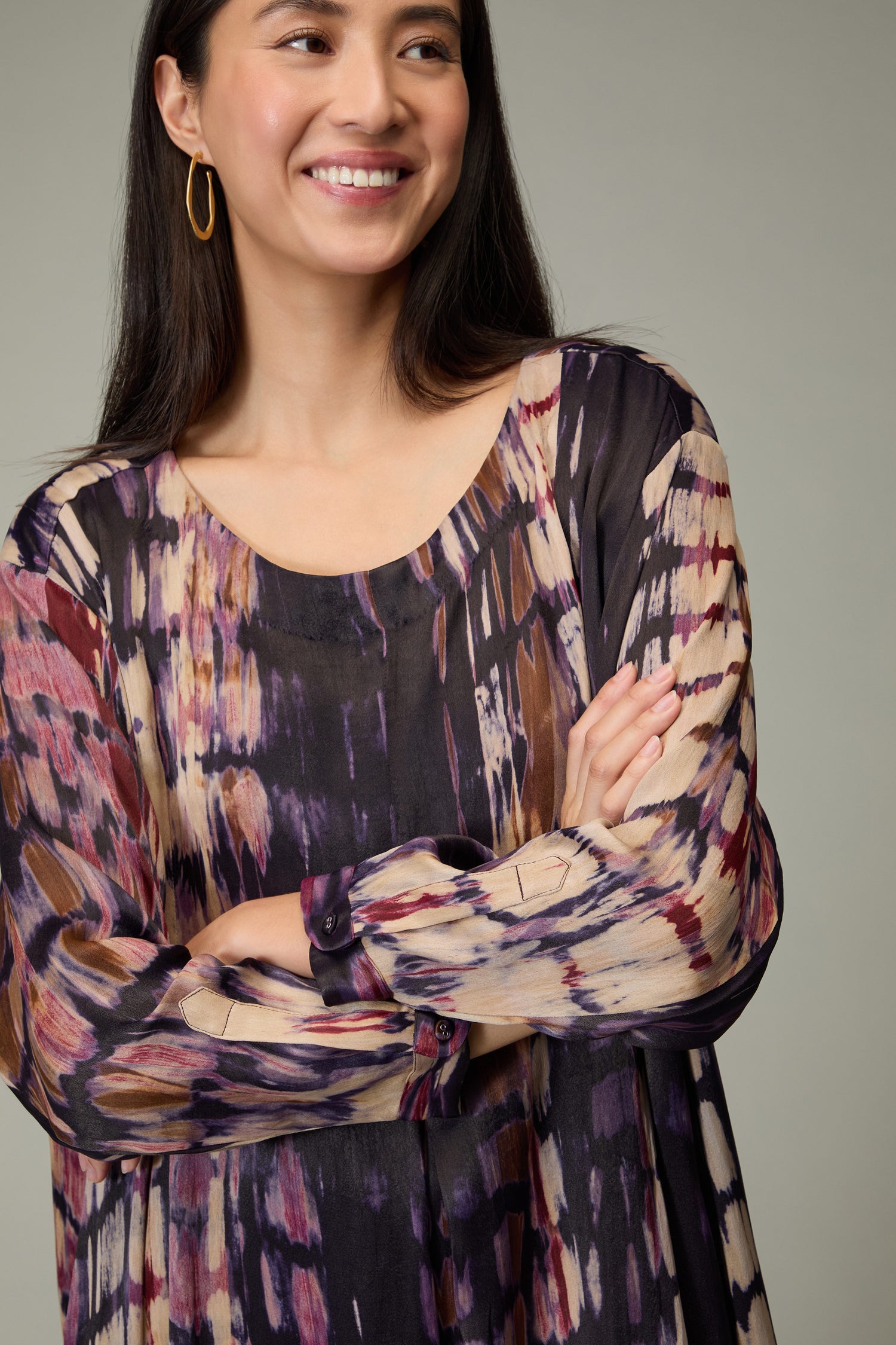 Shibori Pleat Dress