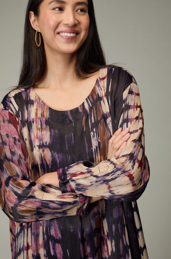 Shibori Pleat Dress