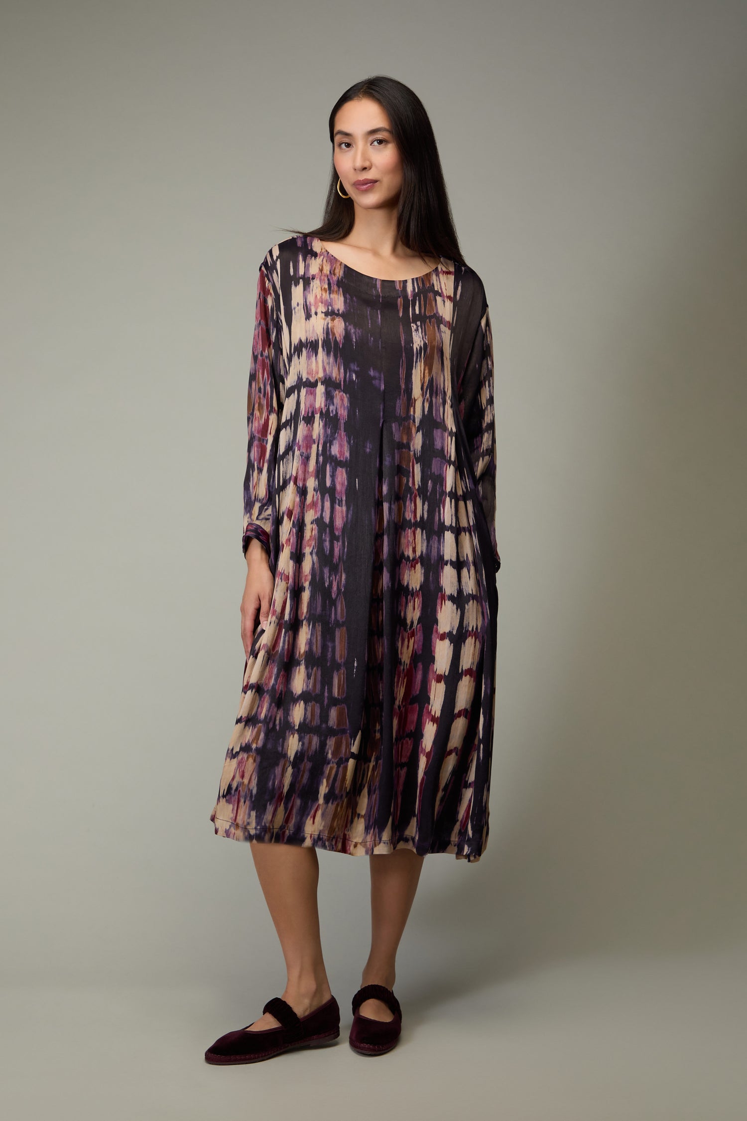 Shibori Pleat Dress