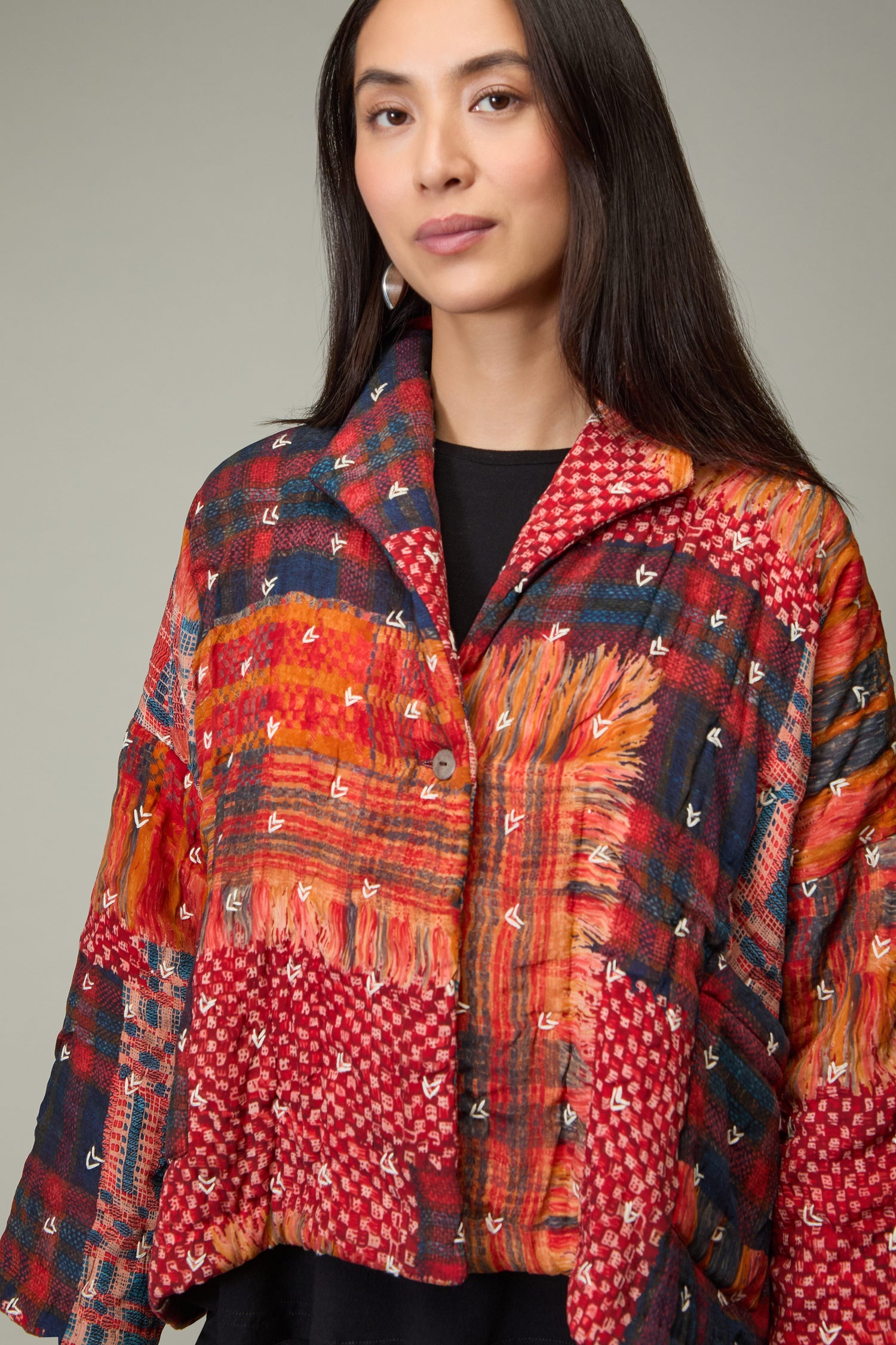 Padded Multi Check Padded Jacket
