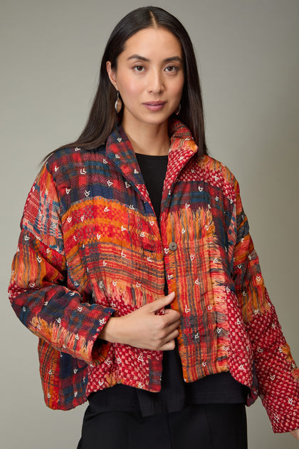 Padded Multi Check Padded Jacket