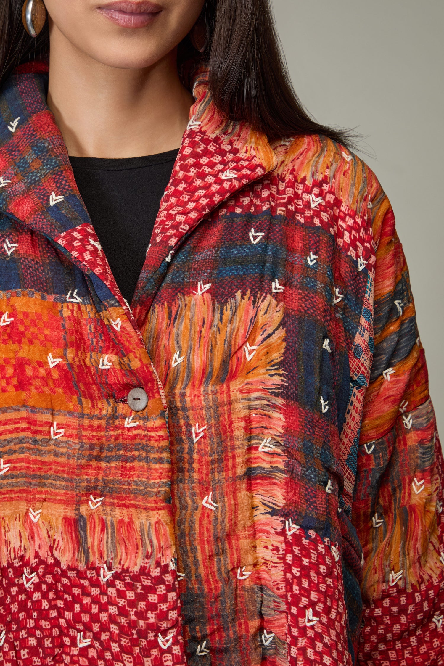 Padded Multi Check Padded Jacket
