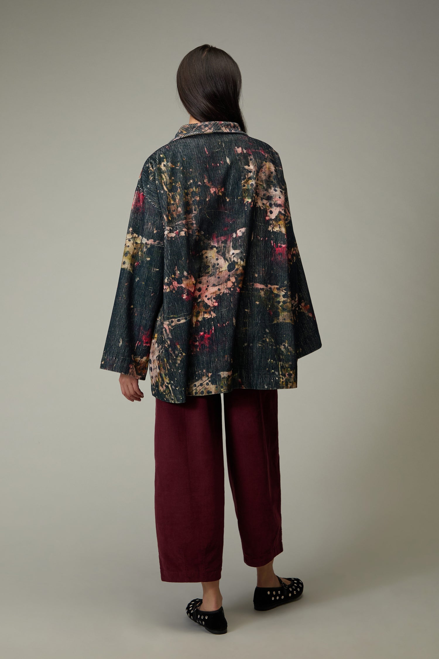 Print Corduroy Jacket
