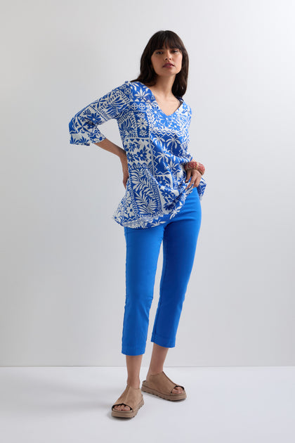 Stretch Cotton Slim Trouser