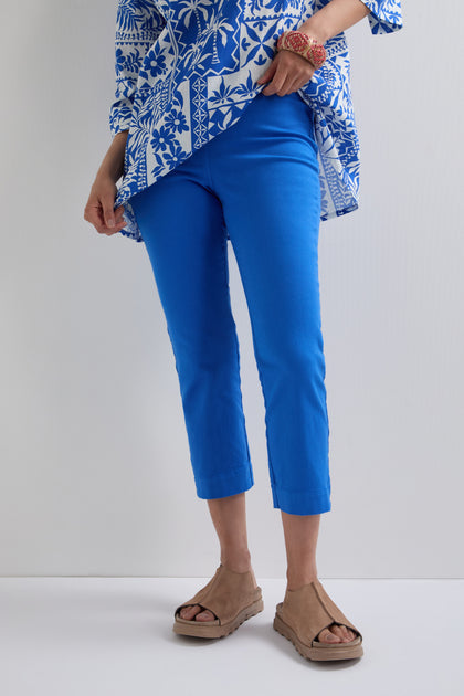 Stretch Cotton Slim Trouser