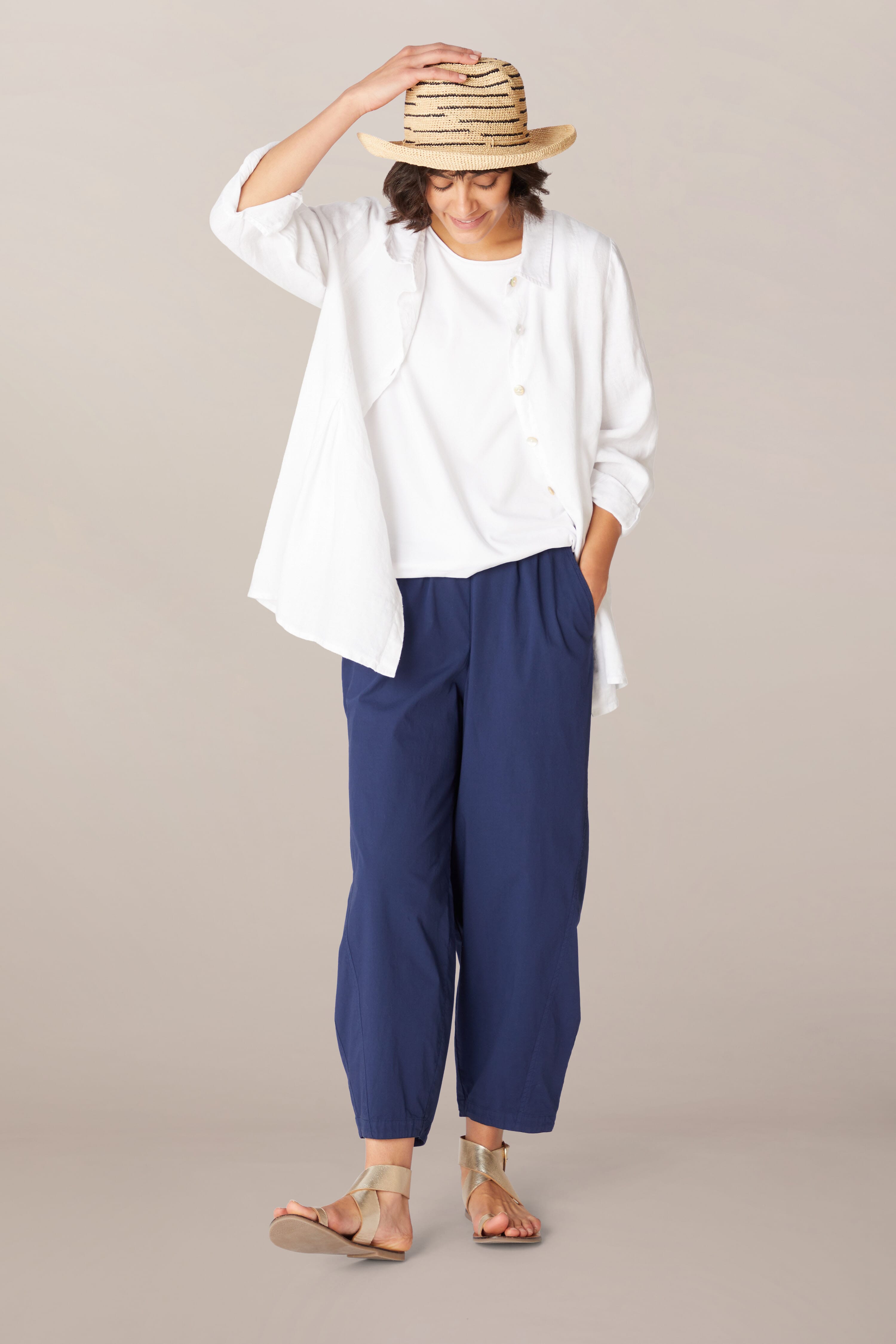 WHITE COTTON TROUSERS PANTS FOR WOMENS AND GIRLS Daily Use