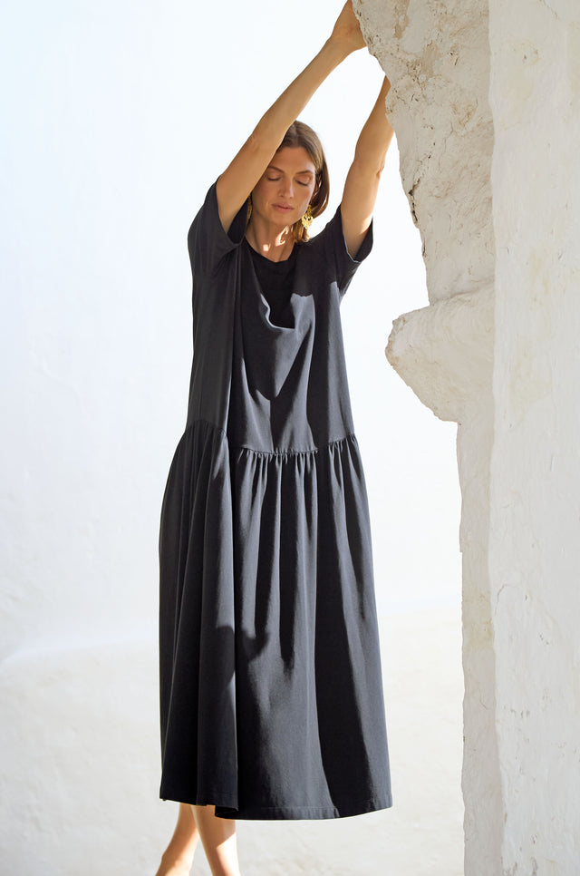【ますかっと】sahara dress Sahara Geometric Button Down Viscose Shirt Dress Coral/white