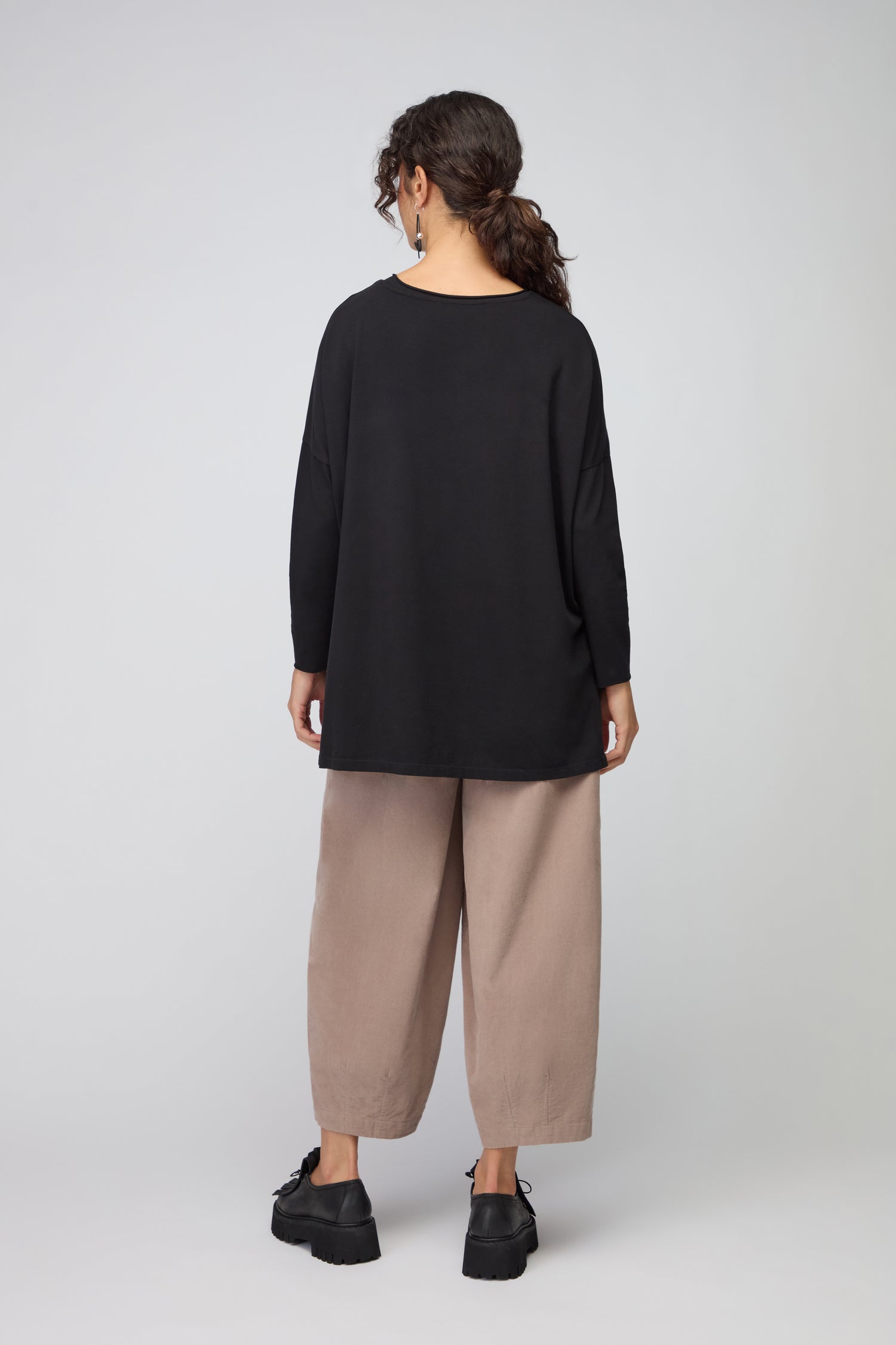 Cotton Jersey Relaxed Top