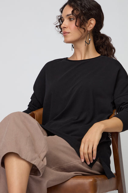 Cotton Jersey Relaxed Top