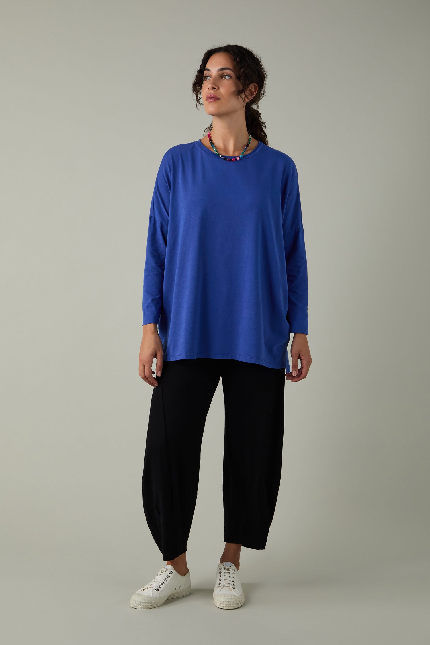 Cotton Jersey Relaxed Top