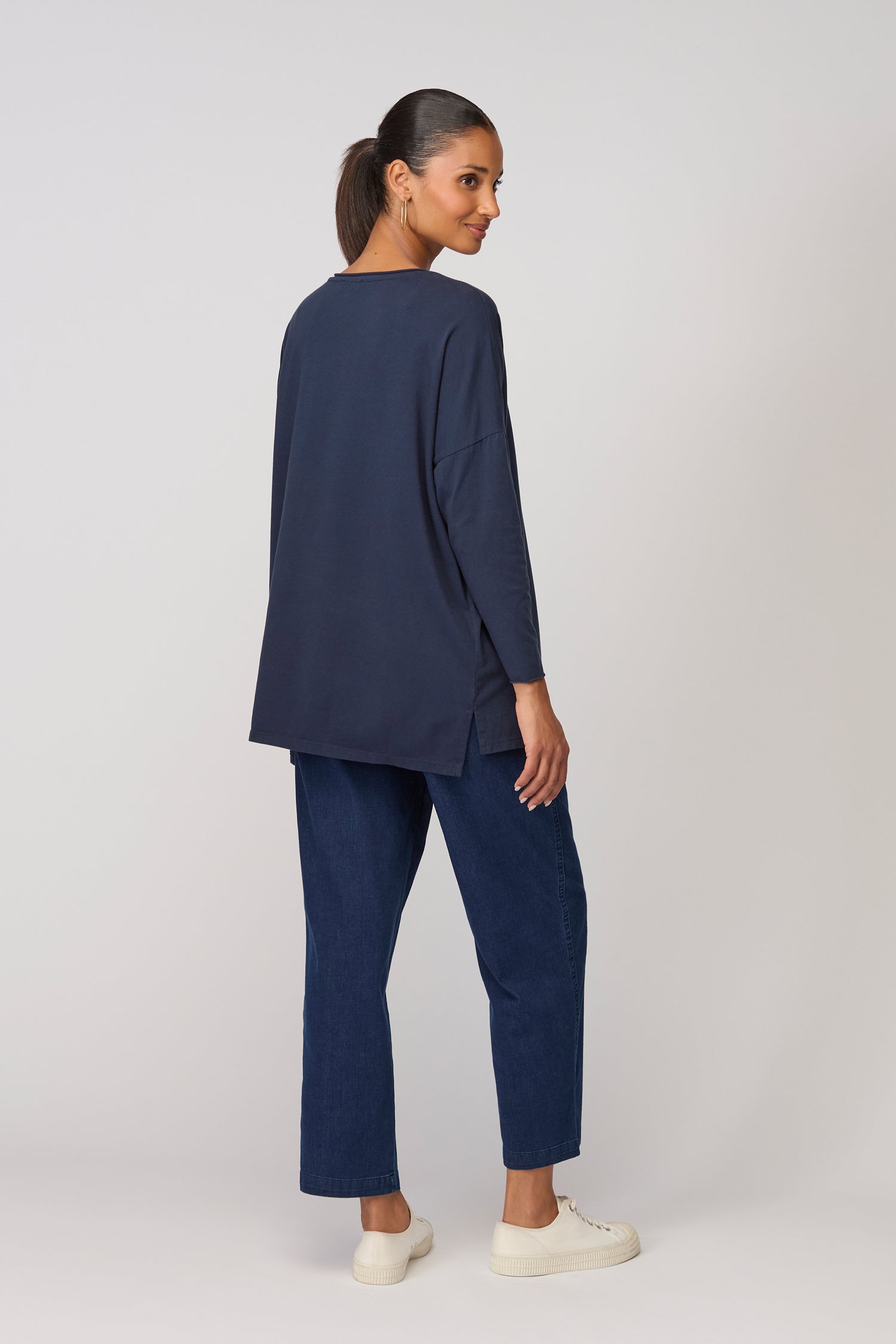 Cotton Jersey Relaxed Top
