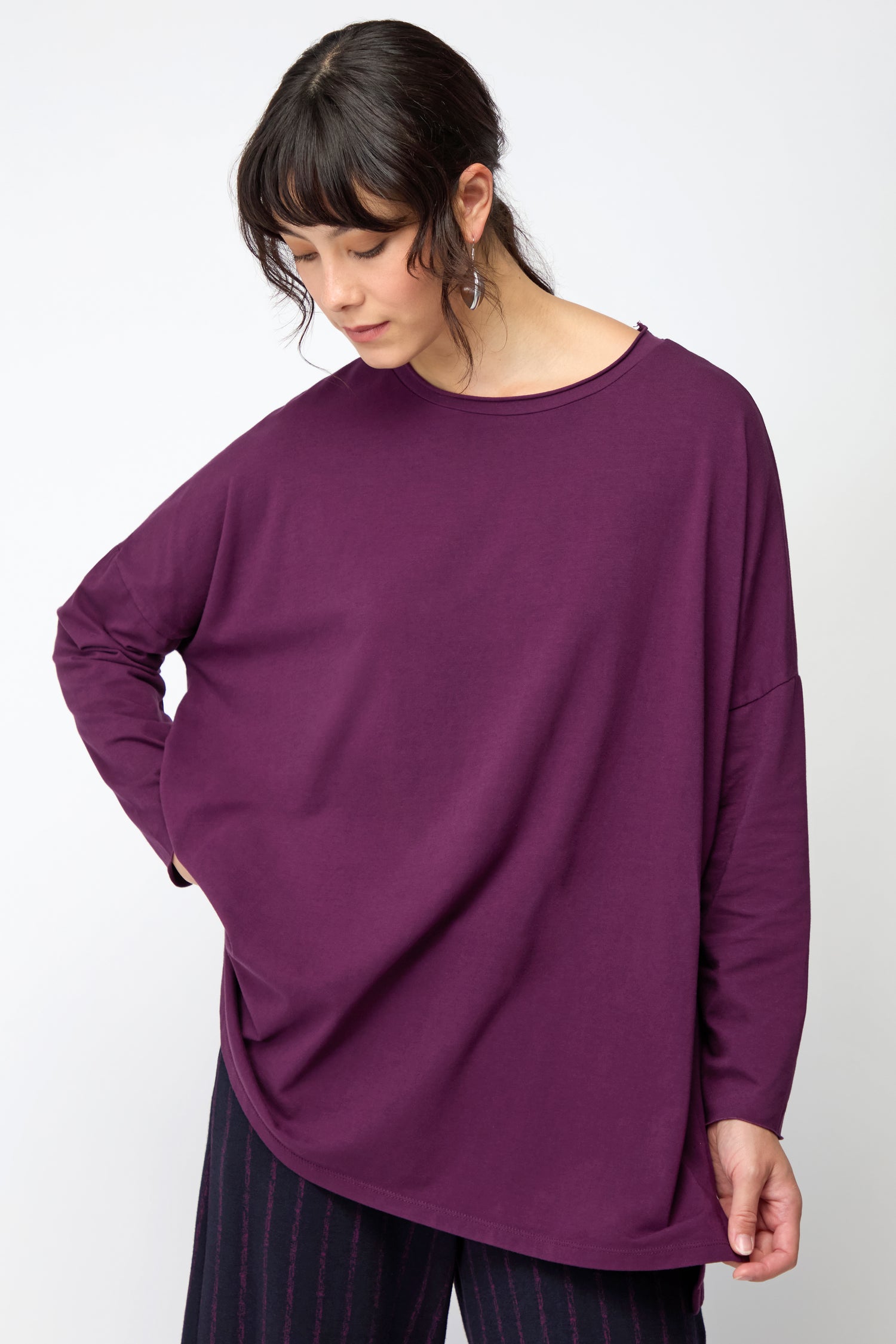 Cotton Jersey Relaxed Top