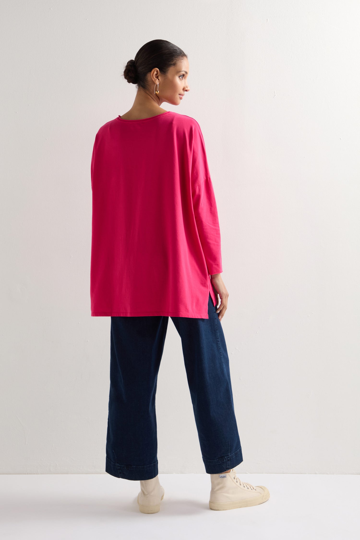 Cotton Jersey Relaxed Top