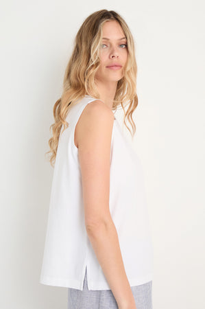 Cotton Jersey Boxy Vest