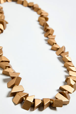 Long Wooden Necklace