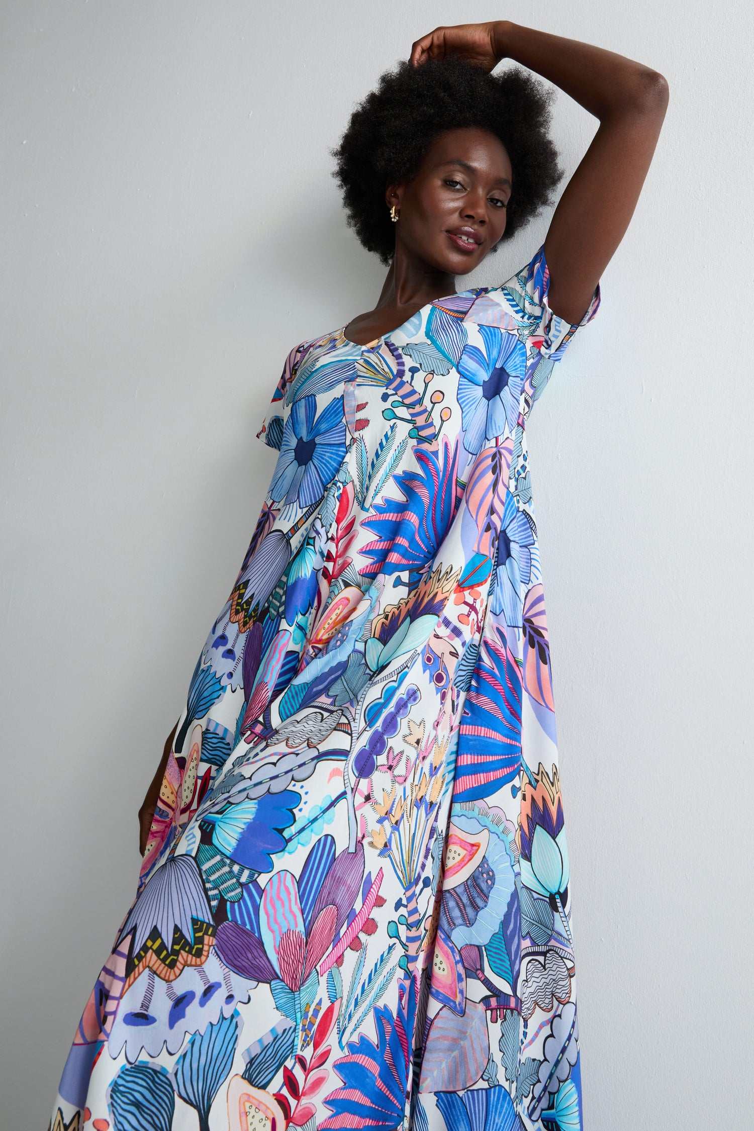Fantasy Forest Bias Cut Dress
