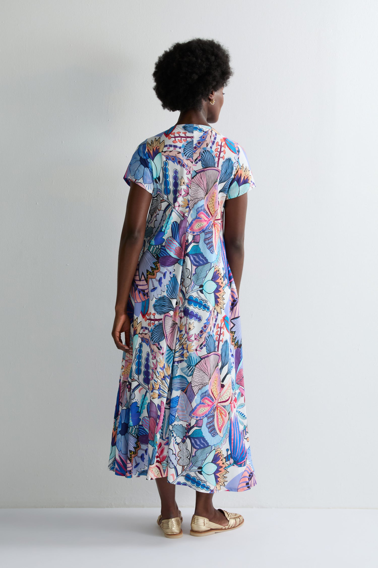 Fantasy Forest Bias Cut Dress