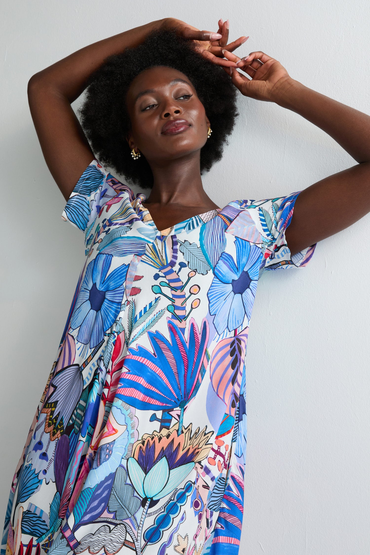 Fantasy Forest Bias Cut Dress