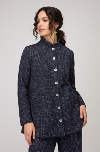 Boucle Cotton Jersey Jacket