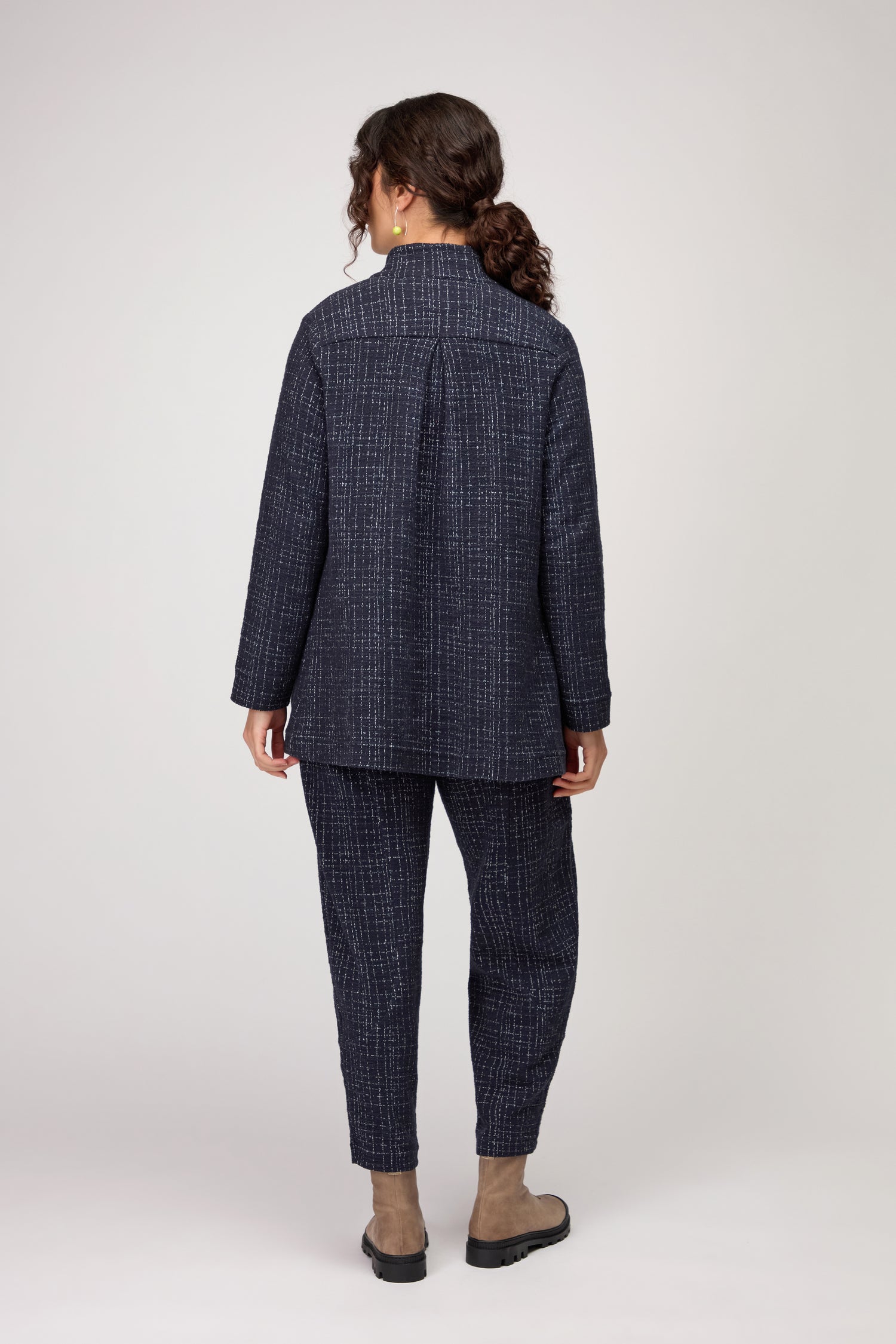 Boucle Cotton Jersey Jacket