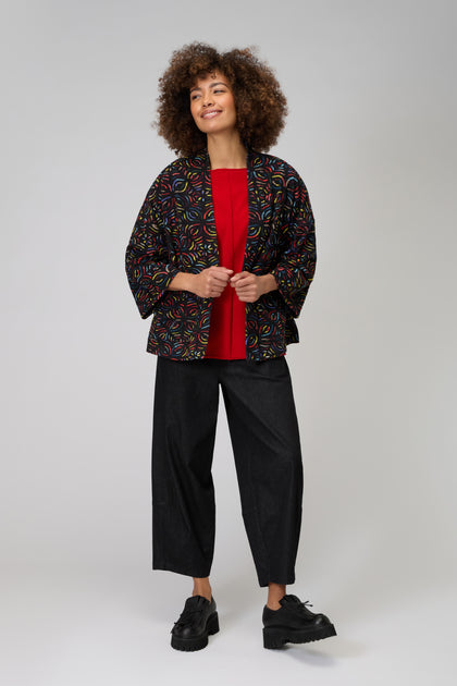 Mosaic Jacquard Jersey Jacket