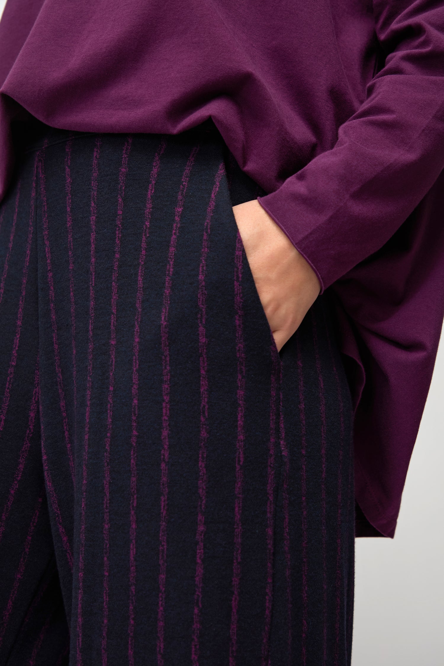 Small Broken Stripe Bubble Trousers