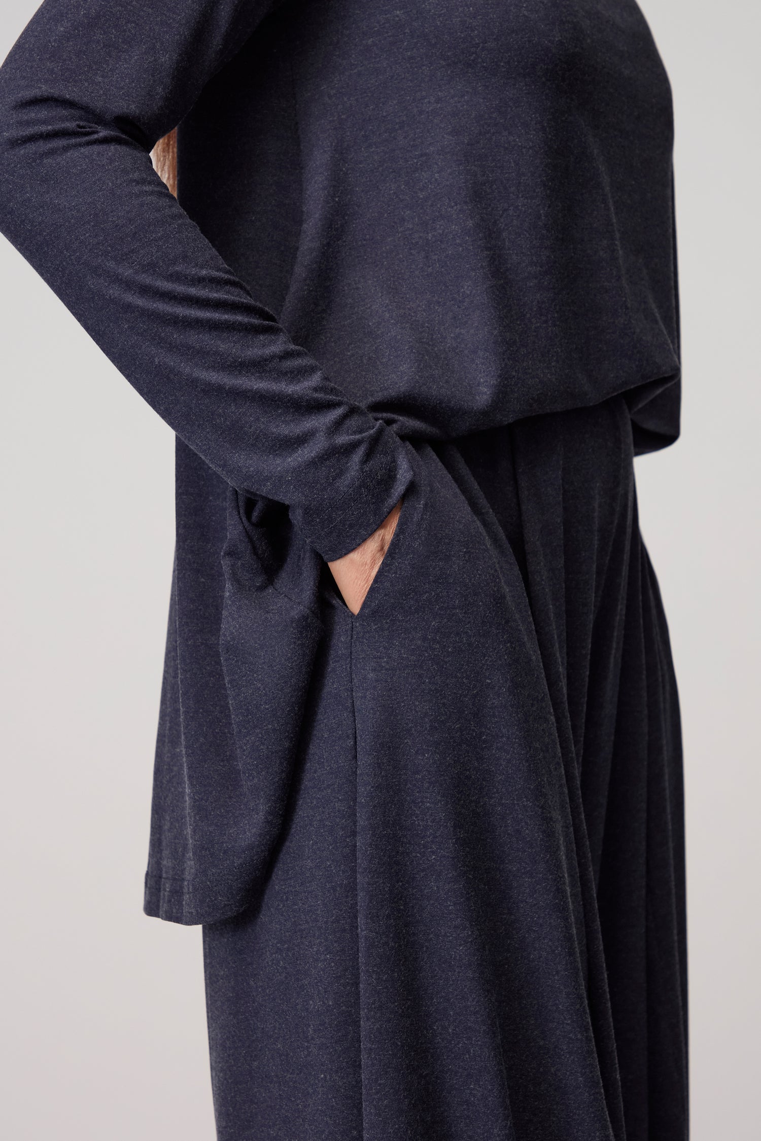 Soft Viscose Jersey Bubble Trousers