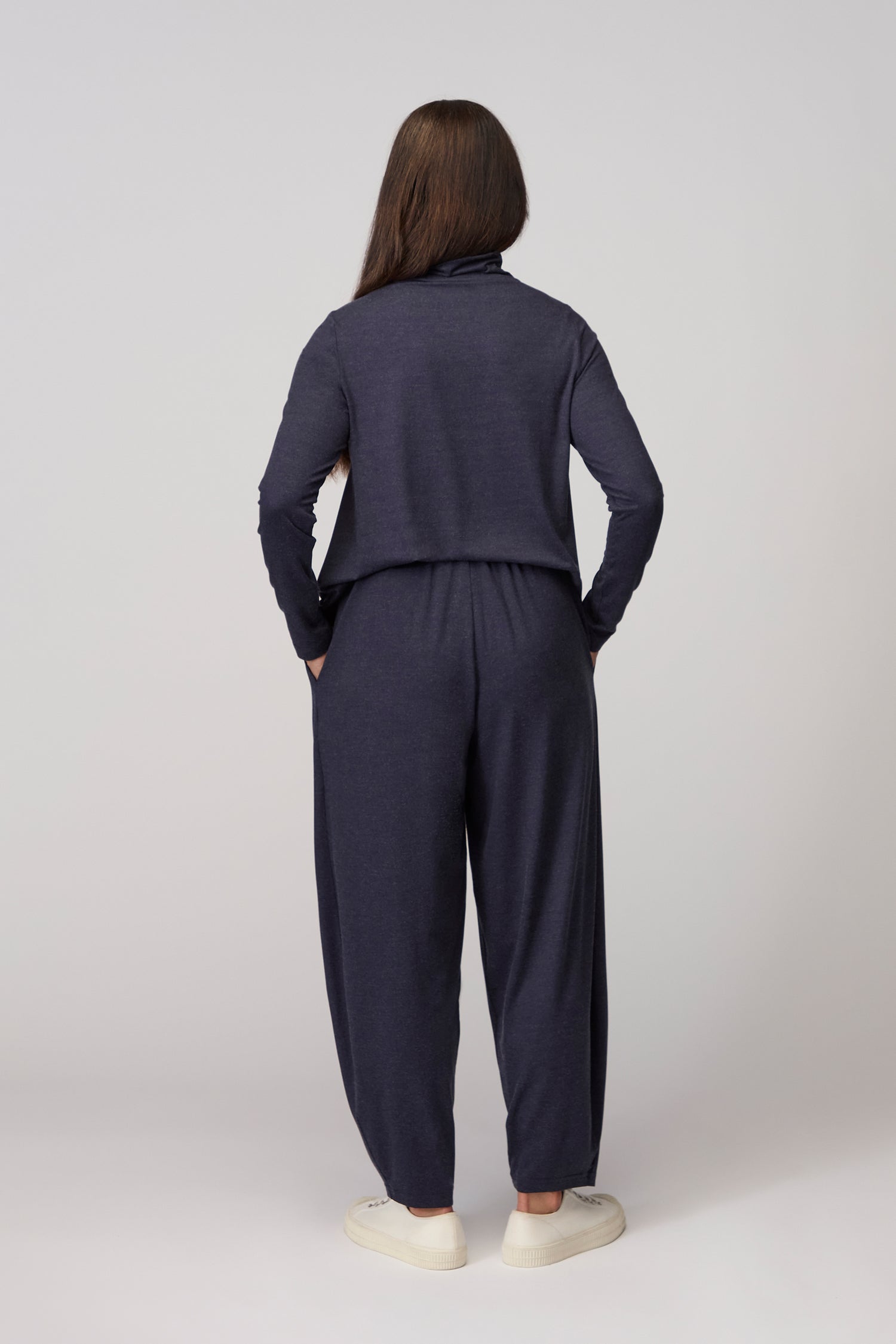 Soft Viscose Jersey Bubble Trousers