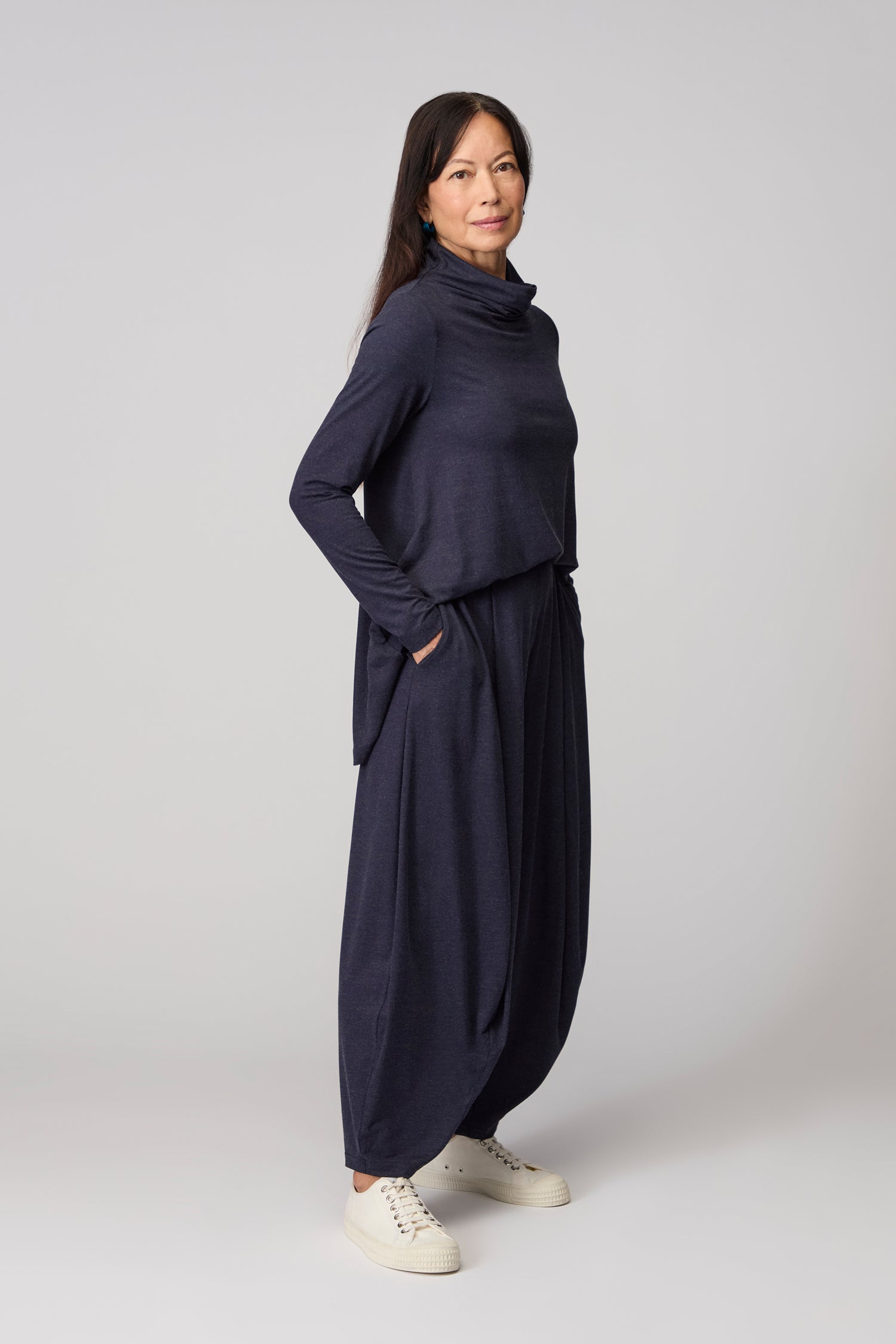 Soft Viscose Jersey Bubble Trousers