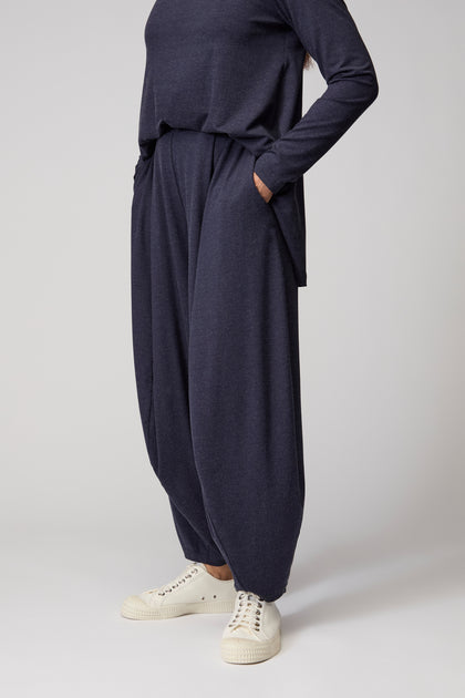 Soft Viscose Jersey Bubble Trousers