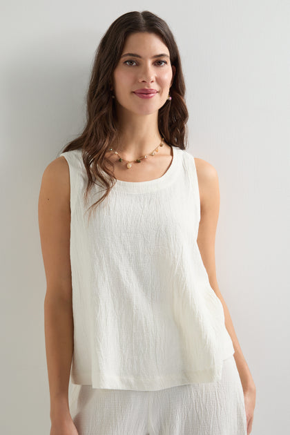 Linen Viscose Vest