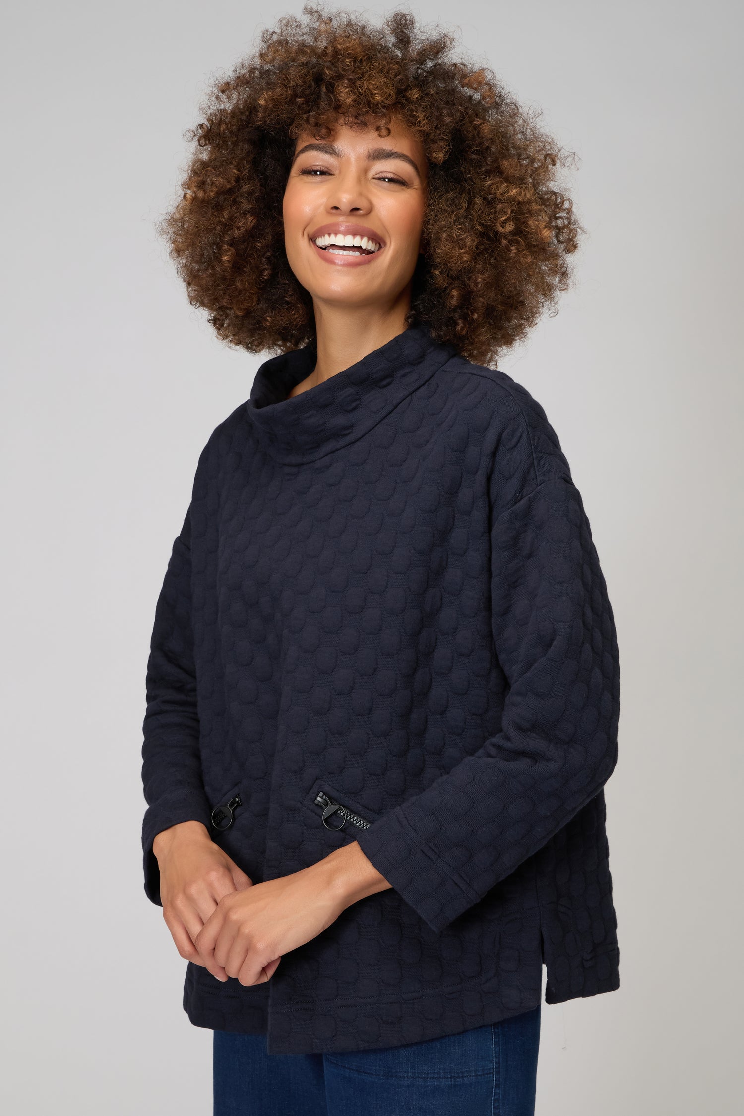 Bubble Textured Jersey Top