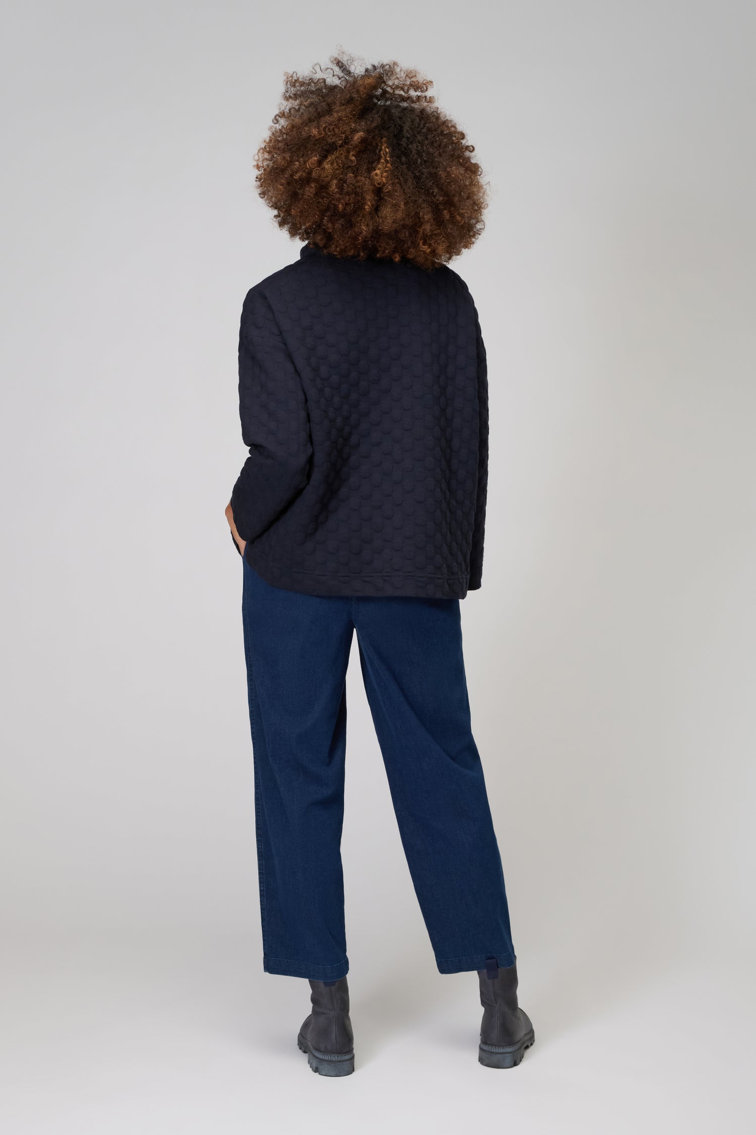 Bubble Textured Jersey Top