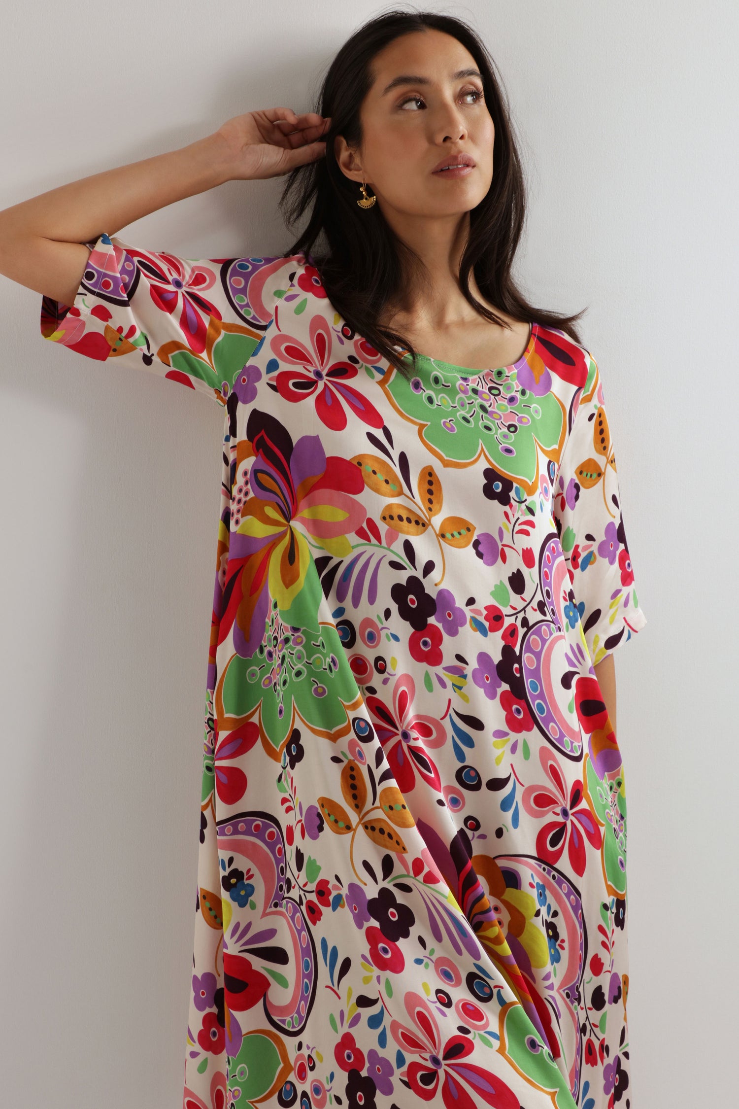 Flower Power Flared Dress