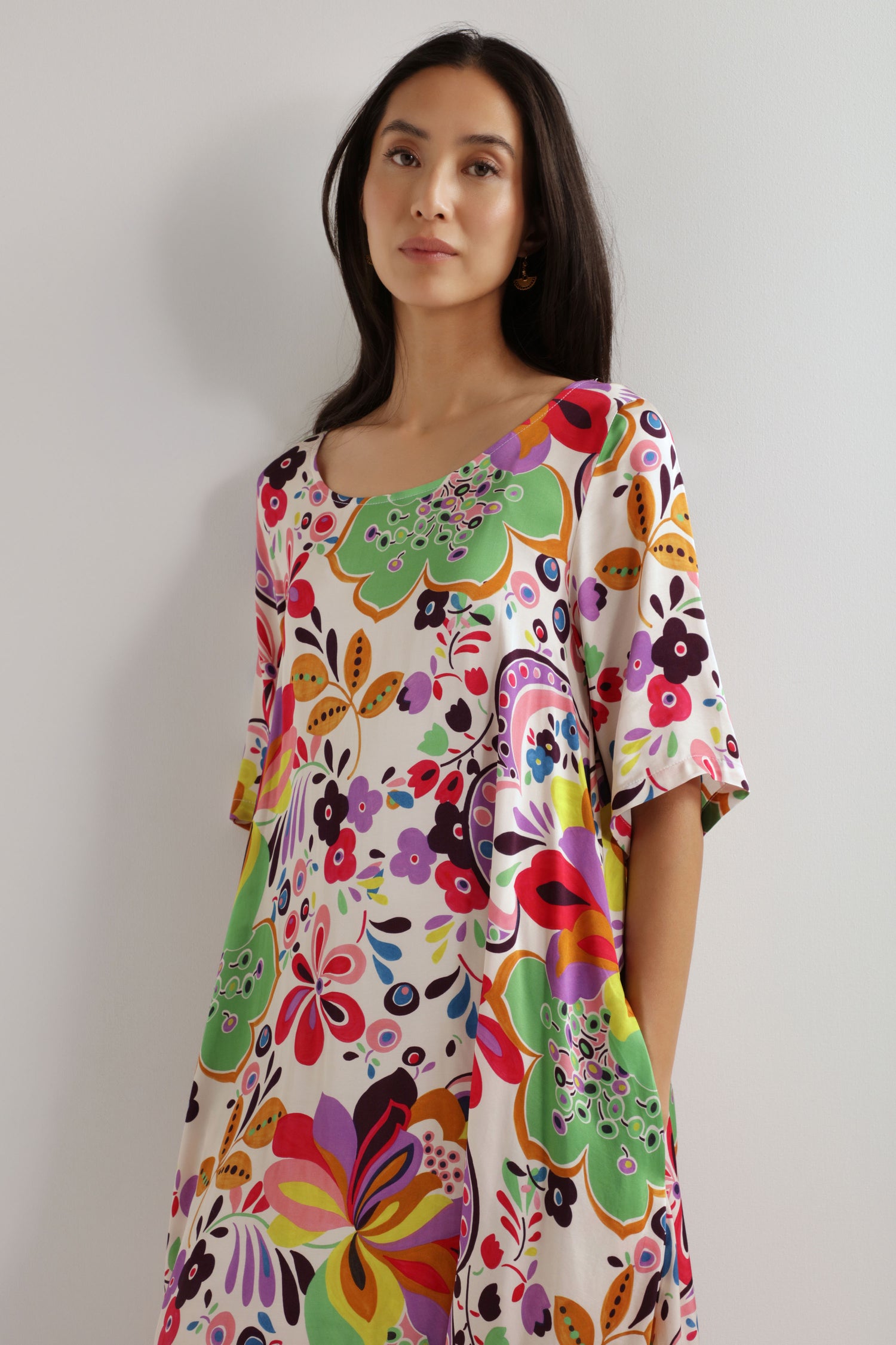 Flower Power Flared Dress