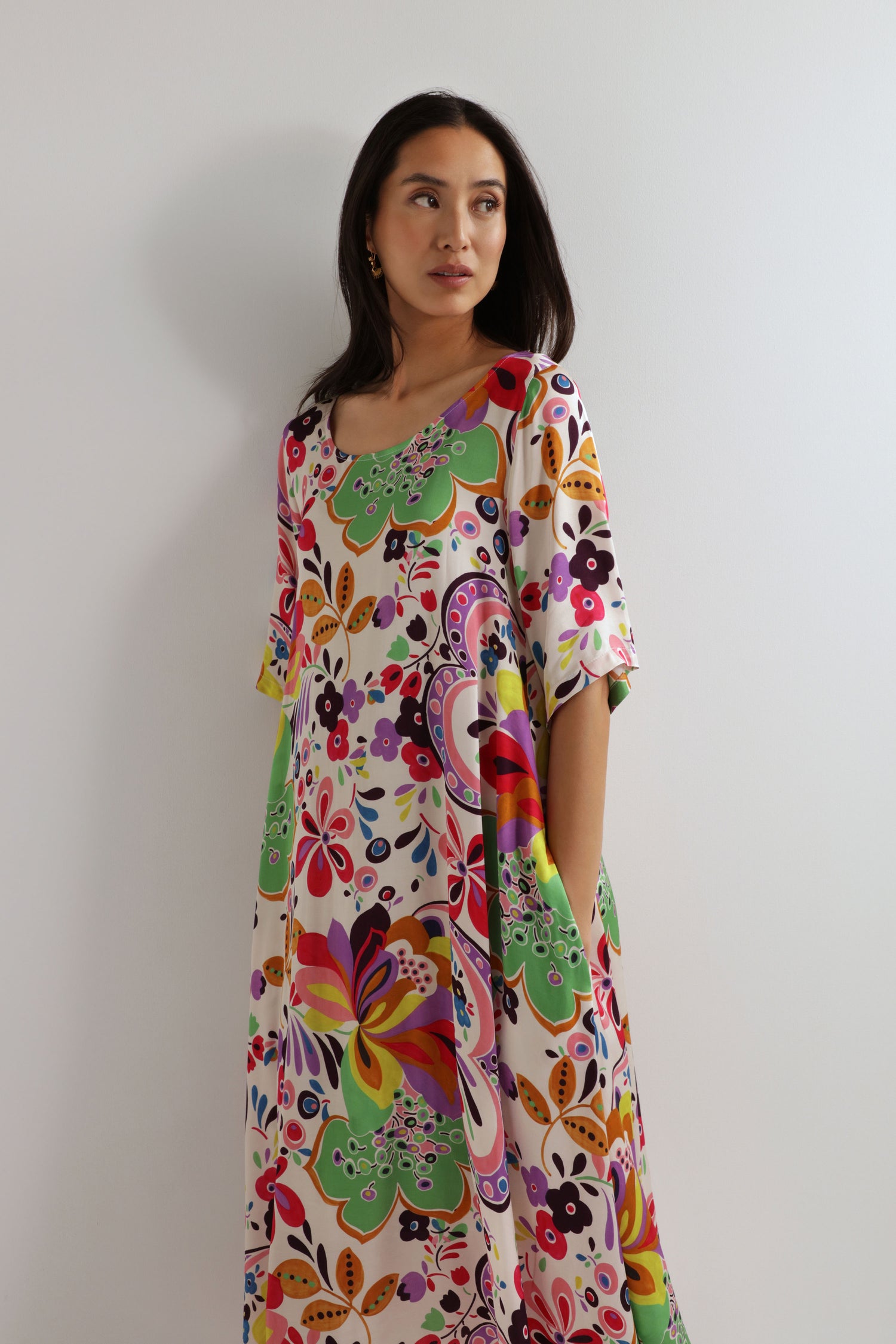 Flower Power Flared Dress