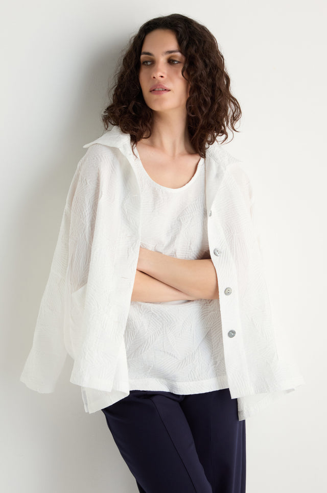 【サラマリカ】Srideri Gather Short Jacket Pleated Leaf Short Jacket – Sahara