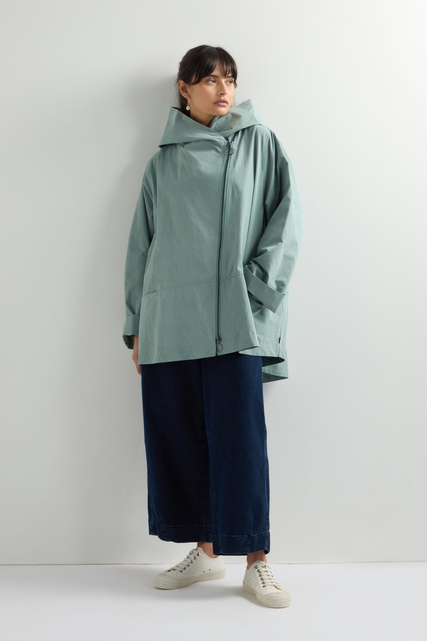 Hooded Asymmetric Jacket