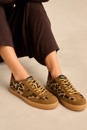 Berlin Animal Print Trainers
