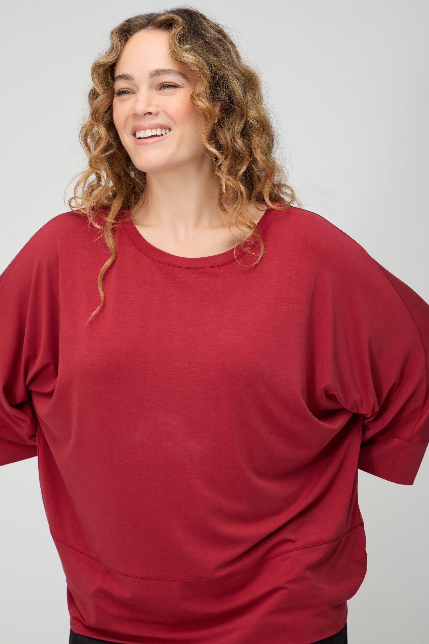 Modal Jersey Boxy Top