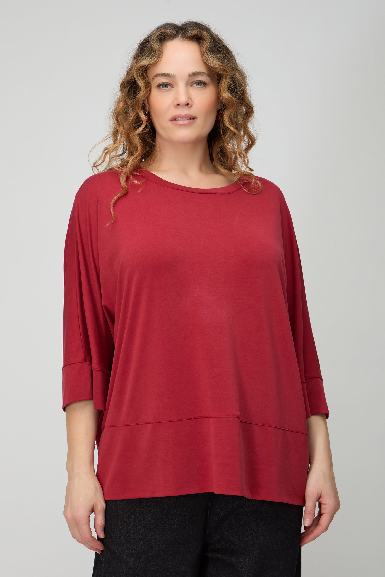 Modal Jersey Boxy Top