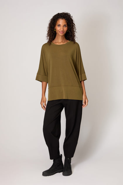 Modal Jersey Boxy Top