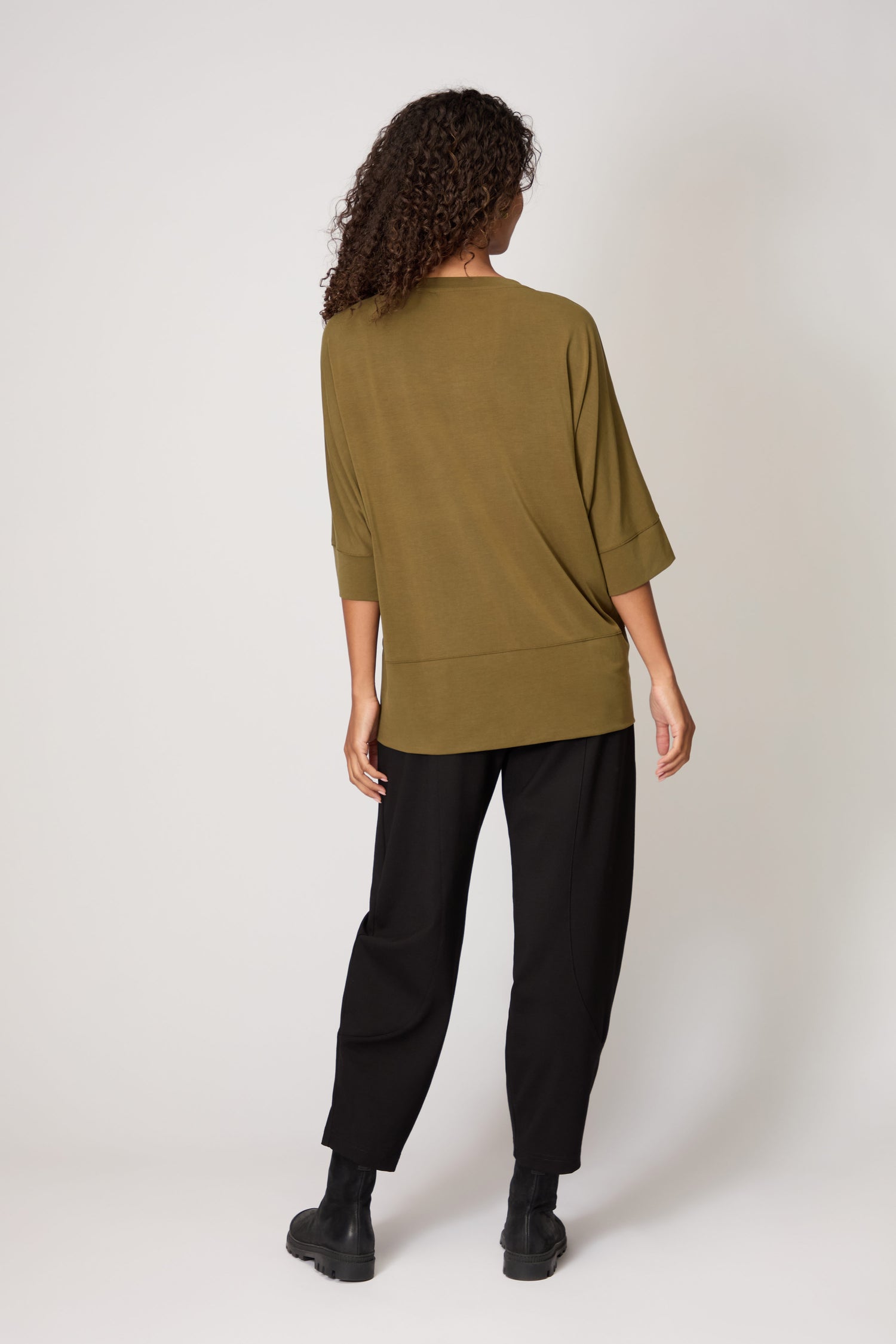 Modal Jersey Boxy Top