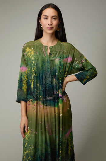 Monet Pleated Dress