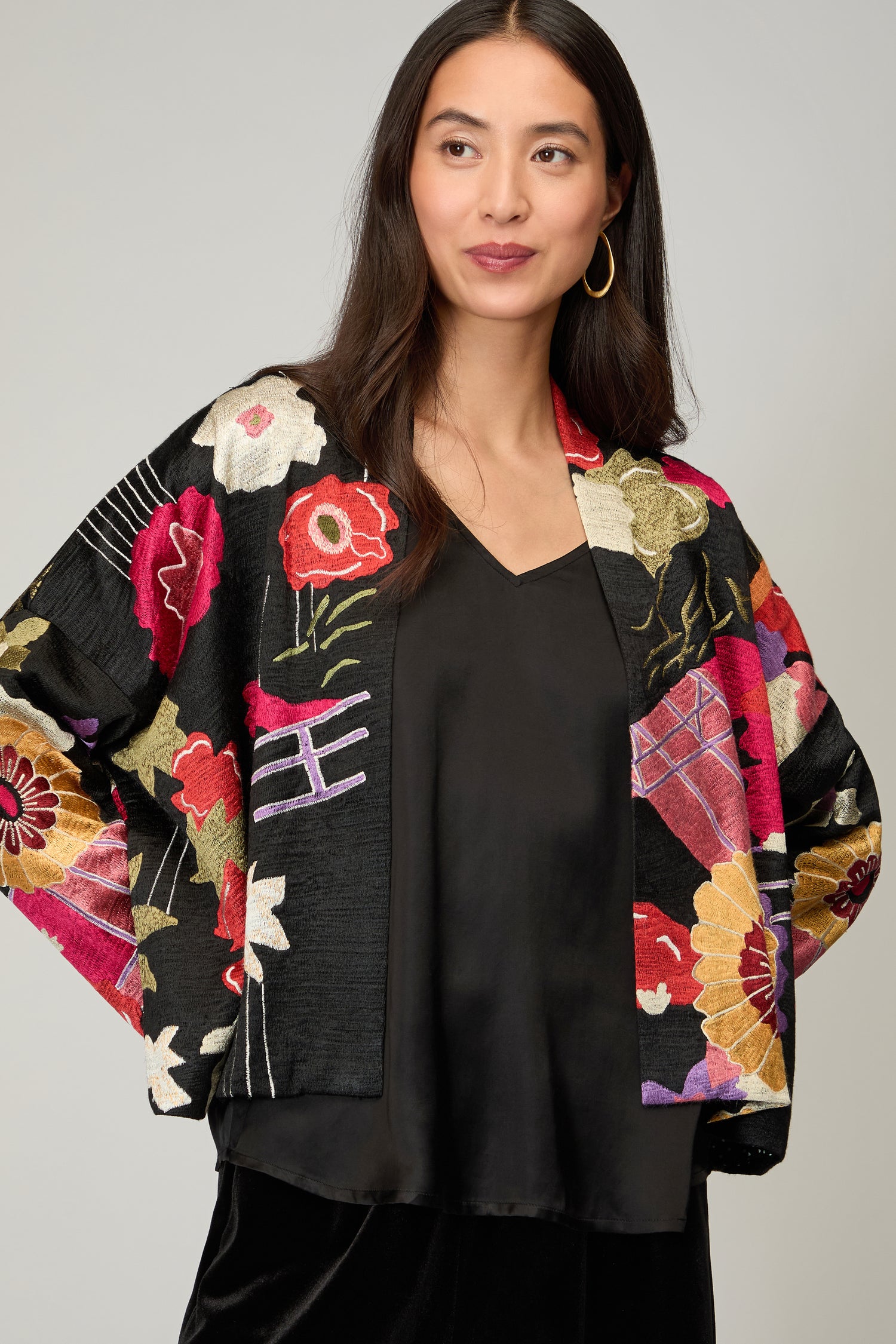 Silk Embroidered Jacket