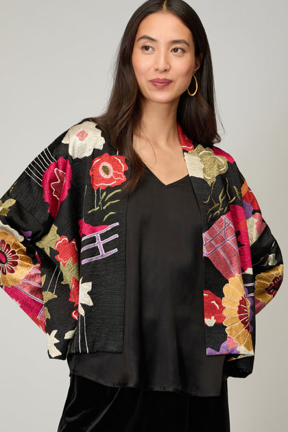 Silk Embroidered Jacket