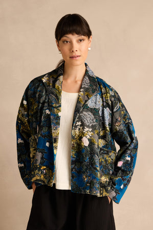 Japanese Garden Velvet Jacket