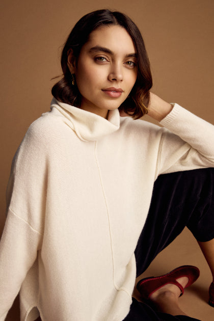 Merino Cowl Neck Jumper